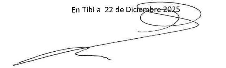 En Tibi a 22 de Diciembre de 2025